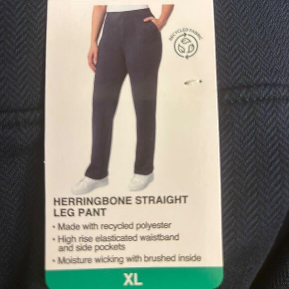 Mondetta NWT Women’s Herringbone Pant Blue Size XL - Picture 7 of 7